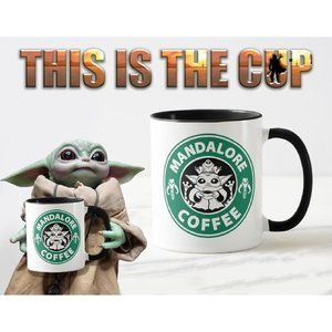 Mandalorian Coffee The Child 15 oz. Mug & Free Gift!